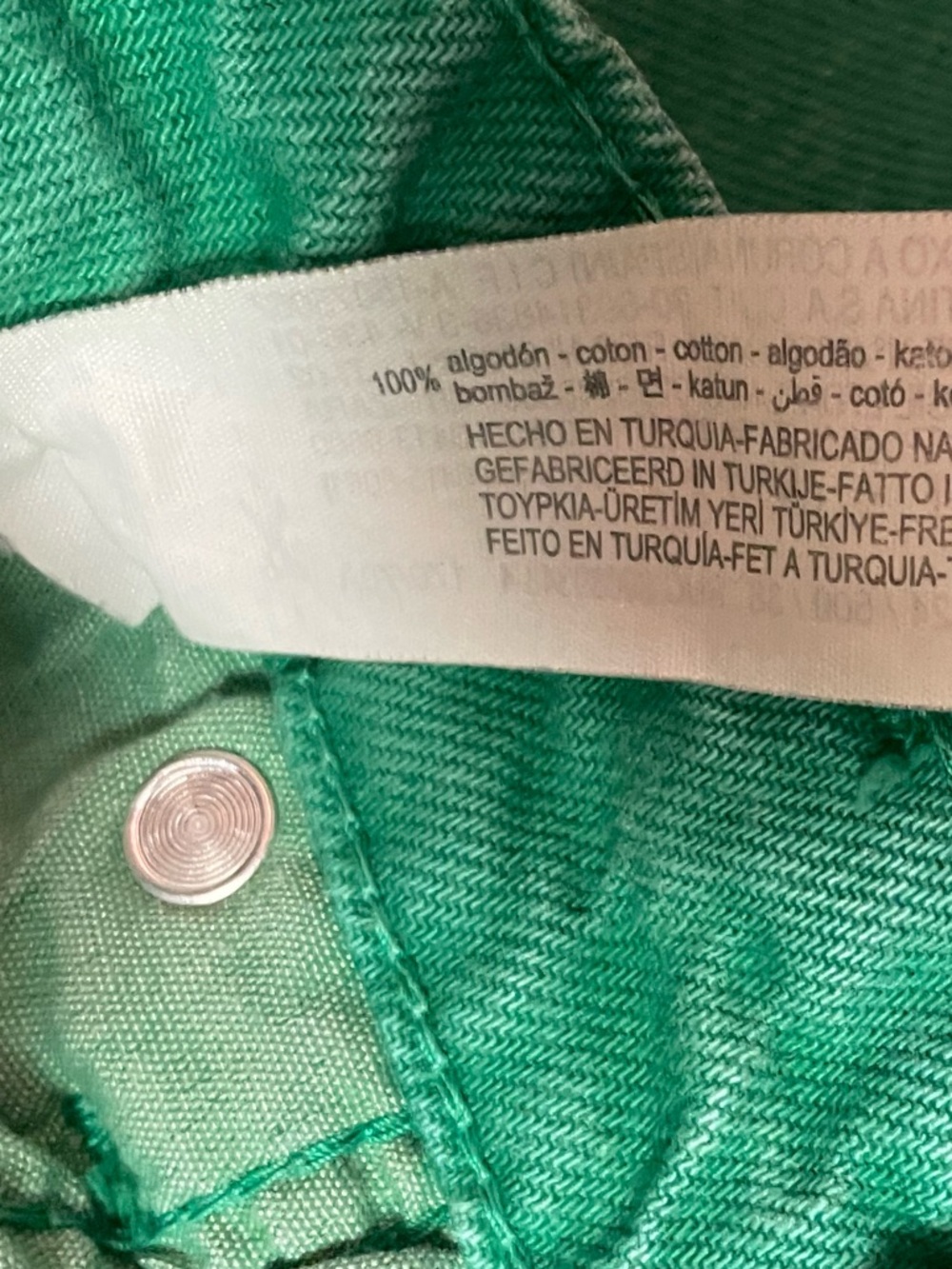 Kelly green Zara Jeans - Picture 4 of 5